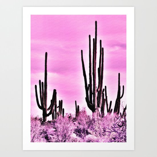 Wild Cactus Art Print
