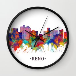Reno Nevada Skyline Wall Clock