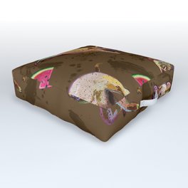Super Cute Muddy Piglet Pattern Outdoor Floor Cushion