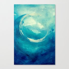 Wind in Waves Canvas Print