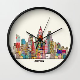Austin texas Wall Clock