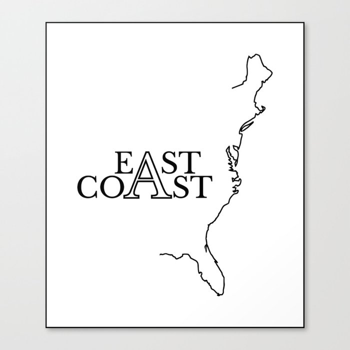 east coast Canvas Print