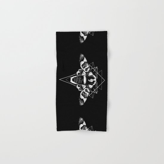 Geometric Moth 2 Hand & Bath Towel
