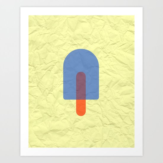 Bluesicle Art Print