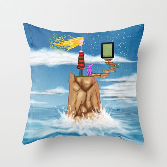 ...Unadjusted... Throw Pillow