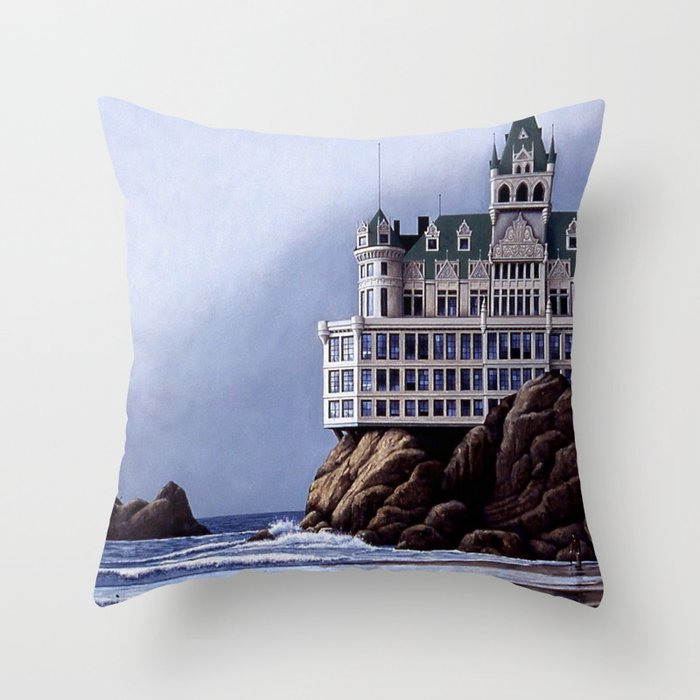 Cliff House - San Francisco, CA Throw Pillow