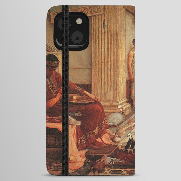  Commodus Aurelius of  Rome Roman Imperator vintage painting iPhone Wallet Case