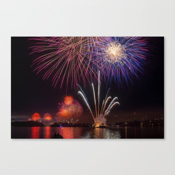 Fireworks on Sydney Harbour Canvas Print