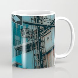 Traffic Light blue filter Coffee Mug