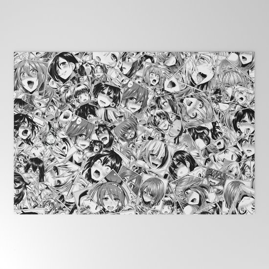 Manga Ahegao Welcome Mat By Dima V Society6