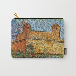 Pablo Picasso - Villa de Medici, Florence, Italy pointillism era Italian landscape painting Carry-All Pouch | Florence, Picasso, Homedecor, Italian, Tuscany, Pablo, Villa, Italy, Painting, Verona 