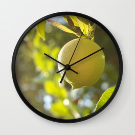 When Life Gives You Lemons Wall Clock