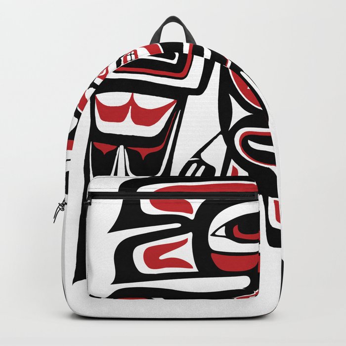Raven Haida Native American Tlingit Art Alaska Backpack