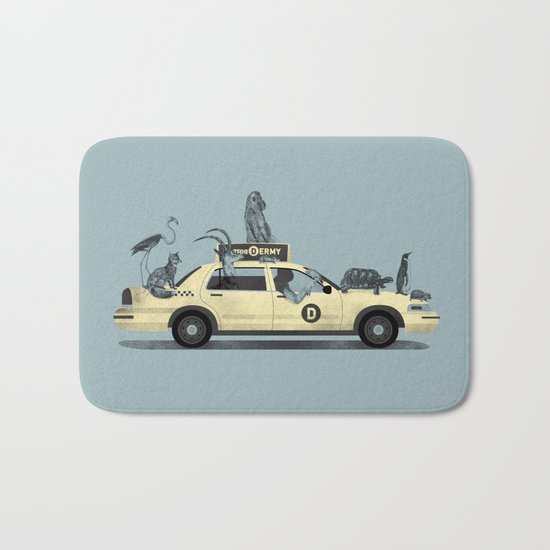 1-800-TAXI-DERMY Bath Mat