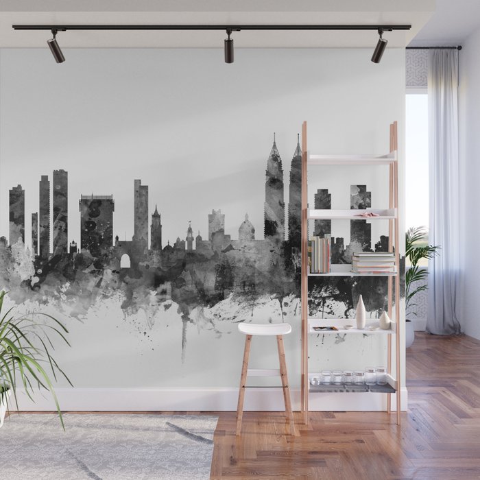 Mumbai Skyline India Bombay Wall Mural by artPause Michael Tompsett