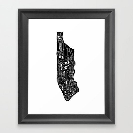 Manhattan Framed Art Print