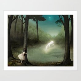 No One Would Ever Believe Her Art Print