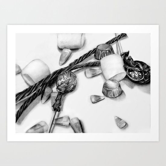 Candy Art Print