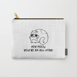 Hey Meow, You're an All-Star! Carry-All Pouch