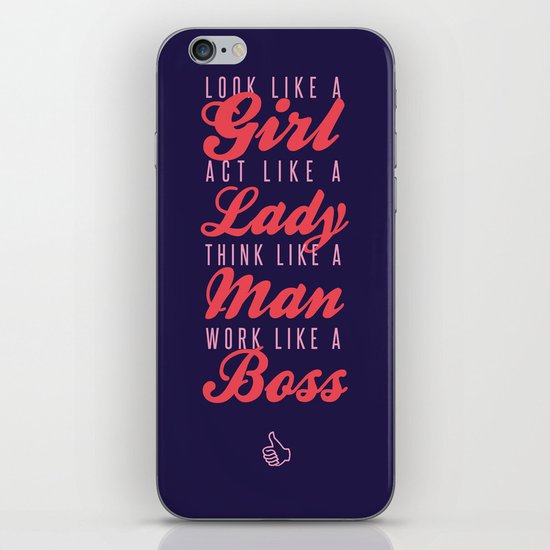 NEW BOSS iPhone & iPod Skin