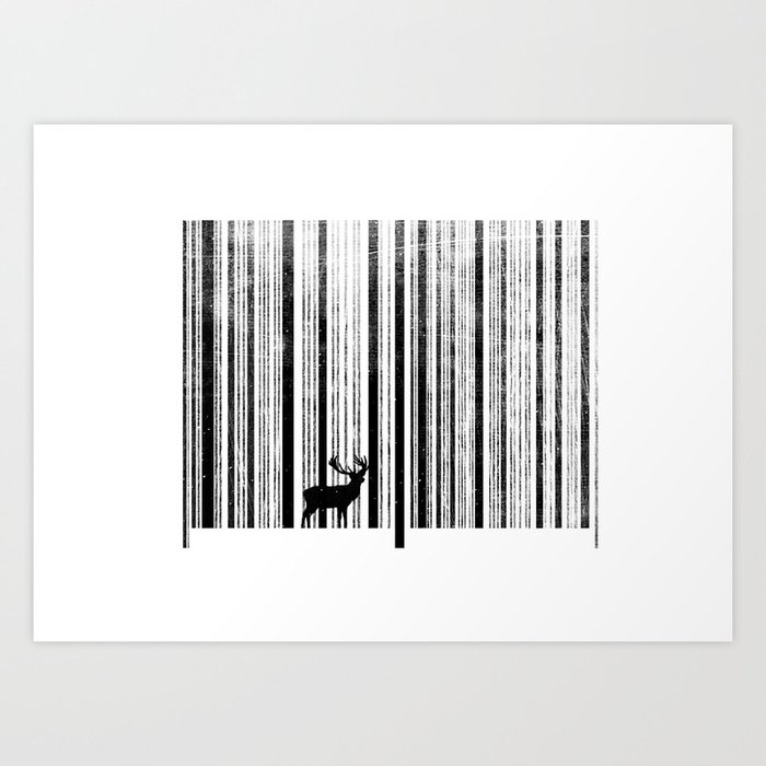 To scan a forest. Art Print