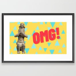 OMG! Framed Art Print