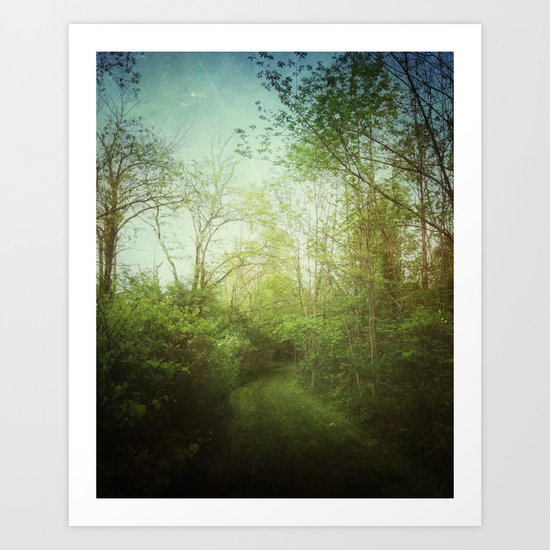 Follow Your Life Path Art Print