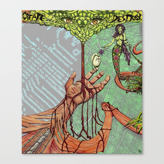 Create Destroy Canvas Print