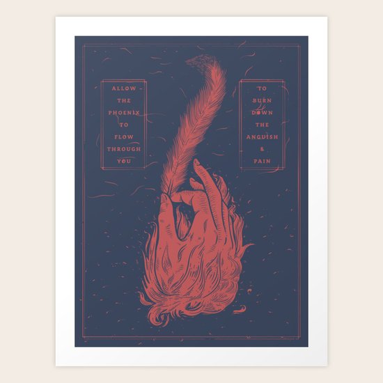 Phoenix Down Art Print