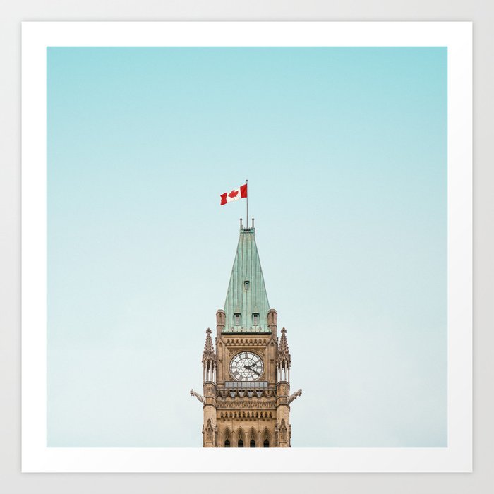 Canada Photography - Peace Tower In Ottawa Art Print