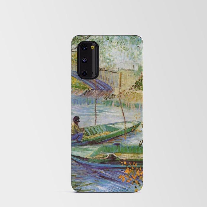 Vincent Van Gogh Fishing in the Spring 1887 Android Card Case