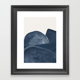 Blue Landscape Framed Art Print