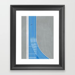Finish Line Sprinter  Framed Art Print