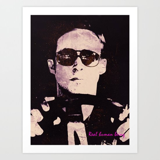 A Real Hero Art Print