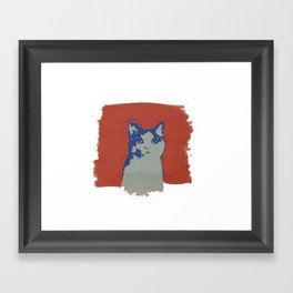 CAT FOR PRESIDENT Framed Art Print