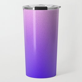  Purple Ombre Gradient Glitter Pattern Travel Mug