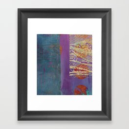 Monoprint #1 Framed Art Print