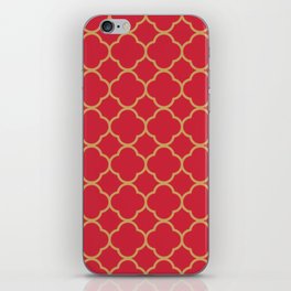 Quatrefoil Pattern 10 iPhone Skin