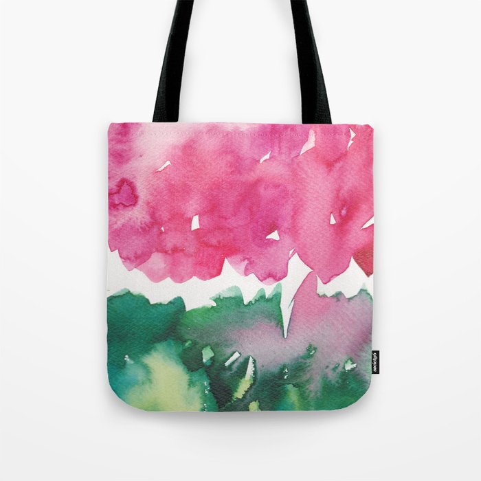 10 Watercolor November 2021 211130 Painting Valourine Original Design Color Bright Modern Contemporary  Tote Bag