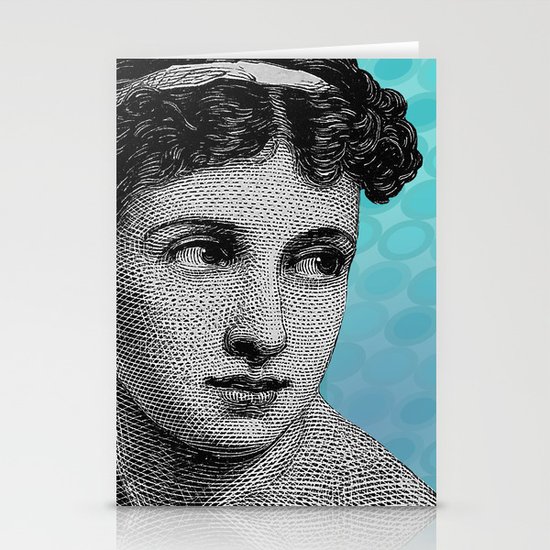 Seductress Blue Stationery Cards