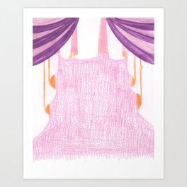 Purple and pink backdrop Art Print