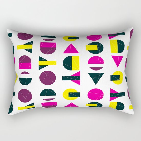 rasberry and lemon with litlle darkness Rectangular Pillow