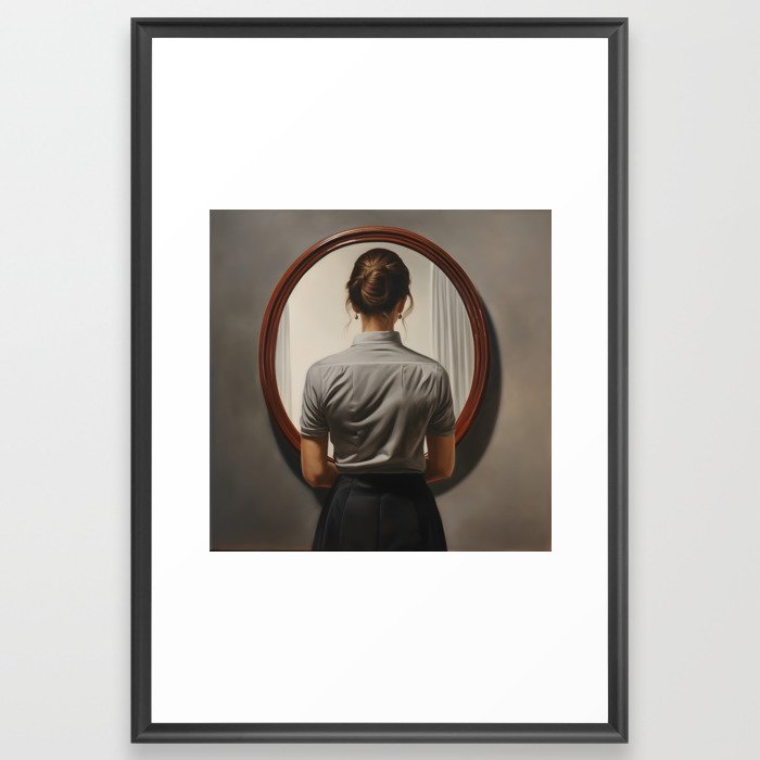 Mirror, Mirror on the Wall Framed Art Print