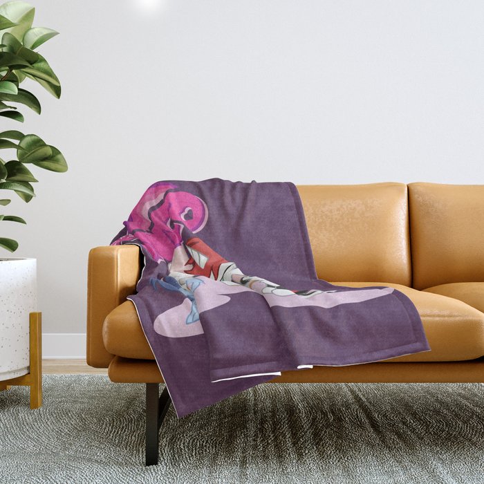 My Little Unico Throw Blanket by CaptainLaserBeam Society6