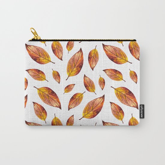 Autumn Leaves Pattern 03 Carry-All Pouch