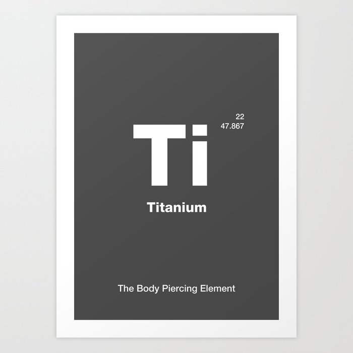 Titanium Art Print
