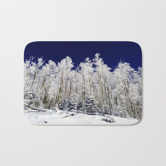 Winter Aspens Bath Mat