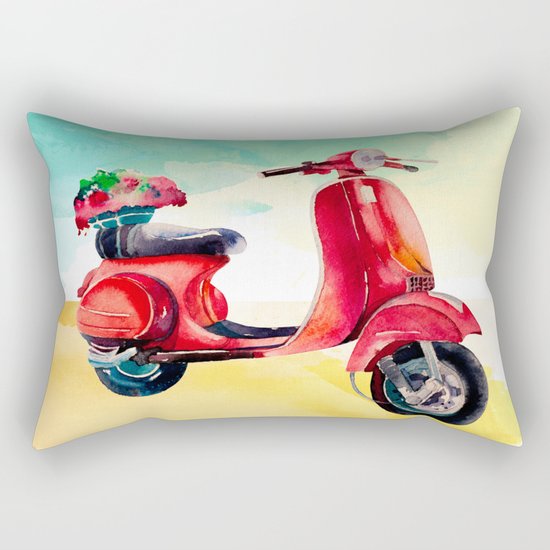 Vespa Rectangular Pillow