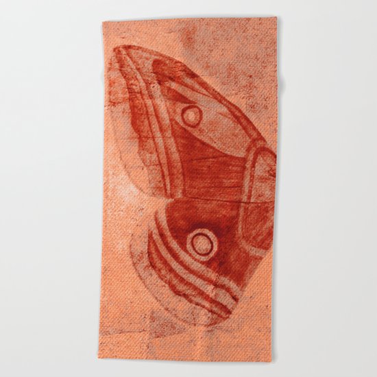 Moths 1 Beach Towel
