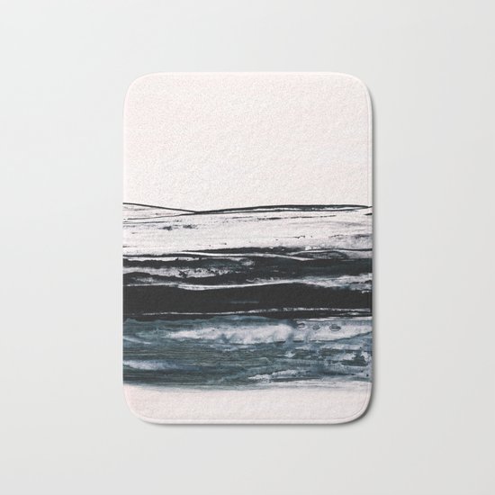 abstract minimalist landscape 9 Bath Mat